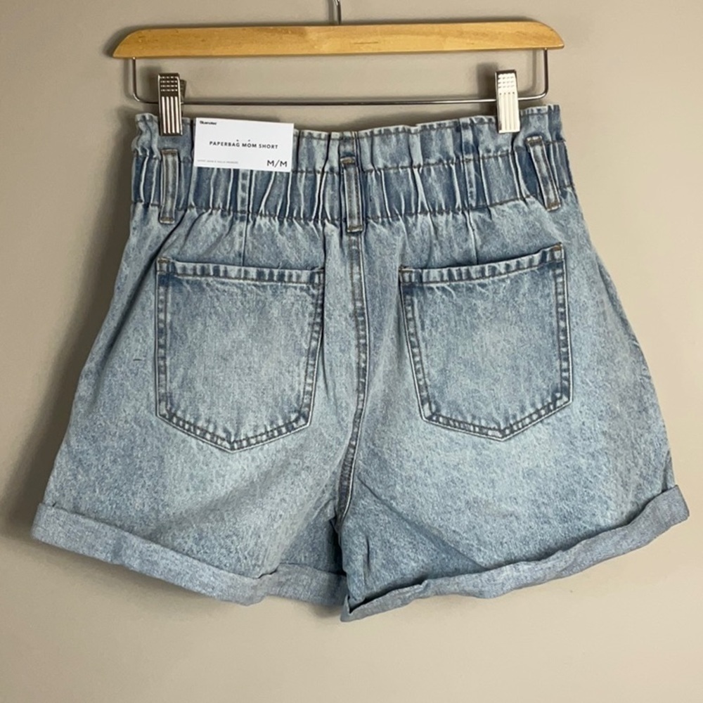 Blue notes Paperbag mom short light wash - Picture 2 of 4
